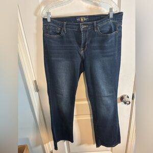 Lucky Brand VINTAGE Dark Blue Straight Leg Jeans size 31 EUC
